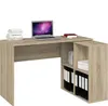 Psací stůl PLUS + regál MALAX 2X2 Dub sonoma Náhled obrázku produktu 2
