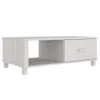 The Living Store Couchtisch HAMAR Weiß 100x55x35 cm Produktbild-Vorschau 2