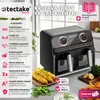 horkovzdušná fritéza tectake® Samurai 2 varné komory po 4 Náhled obrázku produktu 3