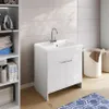 Mobile Lavatoio bianco Garden 80x50X85 PVC Anteprima dell’immagine prodotto 4