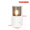 Telefunken LED nástěnné svítidlo, detektor pohybu, ochrana Náhled obrázku produktu 10