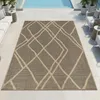 Teppich Outdoor grafisches Linien Design wetterfest Produktbild-Vorschau 1