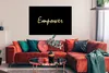 MuchoWow® Poster Zitat - Leistung - Gold - Schwarz 120x80 Produktbild-Vorschau 2