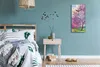 Leinwand Wanduhr Wandkunst Uhr Quarz 30x60 Produktbild-Vorschau 4