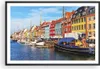 Gerahmtes Poster - Schwarzer Rahmen - Kopenhagen Nahavn Produktbild-Vorschau 1