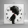 Wanduhr - Quadrat - Glasuhr - Frau Nacktheit Körper - Produktbild-Vorschau 3