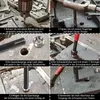 XINZI 131-tlg Gewindebohrer Gewinde Reparatur Satz Bohrer Produktbild-Vorschau 8