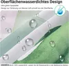 Duschvorhang Grün Blätter 180x200 cm Waschbar Produktbild-Vorschau 2