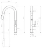 Granitan - Küchenarmatur - Wasserhahn Küche Höhe 43 cm - Produktbild-Vorschau 5