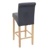 A single bar stool shown from the back and side against a white background. Voir les images du produit