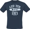 Led Zeppelin T-Shirt Herren NYC 1971 blau Band-Merch, Bands Produktbild-Vorschau 1