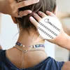 TOAOB 5 Stück Kettenverlängerung Silber Edelstahl Halskette Produktbild-Vorschau 5