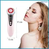 A woman is shown with a facial massage device next to her, with measurements indicated. Náhľad obrázku produktu