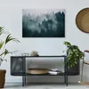 Leinwandbild Canvas Wald im Nebel Bäume Natur Landschaft 3D Produktbild-Vorschau 9
