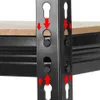 Portapesi in metallo 592103, carico 750 kg, nero, 150 x 70 Anteprima dell’immagine prodotto 13