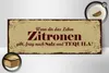 Holzschild Spruch 27x10cm Zitronen gibt frag nach Tequila Produktbild-Vorschau 3