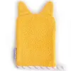 Milk&Moo Tombish Cat guanto da bagno, morbida flanella per Anteprima dell’immagine prodotto 5