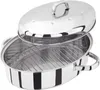Ovale Pfanne mit Grill Judge Specialty Cookware, Edelstahl, Produktbild-Vorschau 1
