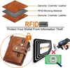 Pánska peňaženka s ochranou RFID Pánska kožená peňaženka s Náhľad obrázku produktu 3