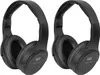 Two black over-ear headphones are displayed side-by-side against a white background. Produktbild-Vorschau