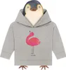 Mr. & Mrs. Panda Organic Baby Hoodie Flamingo Stolz 12. - Produktbild-Vorschau 2