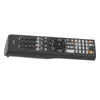 A black remote control is shown from a side angle against a white background. Produktbild-Vorschau