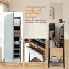 COSTWAY Šperkovnice se zrcadlem, uzamykatelná zrcadlová Náhled obrázku produktu 4