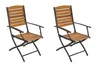 Merxx Gartensessel Santorin 2er Set, klappbar - Produktbild-Vorschau 1