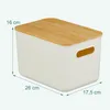 Relaxdays Opbergboxen, set van 2, met deksel, van kunststof Productafbeelding-voorbeeld 4