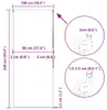 vidaXL Duschrollo 100x240 cm Stoffbreite 96 cm Produktbild-Vorschau 7