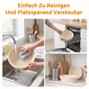 15-teiliges Gärkörbchen-Set aus Rattan, 23 cm rund und 25 Produktbild-Vorschau 4