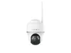 A white Reolink surveillance camera with a black lens and an antenna, isolated on a white background. Produktbild-Vorschau