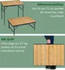 Bambus-Klapptisch für Garten, Balkon oder Camping, leichter Produktbild-Vorschau 11