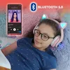 Bezdrôtové Slúchadlá Mačacie Uši Svietiace Rgb Bluetooth Náhľad obrázku produktu 3