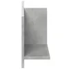 vidaXL Nástěnná skříň 70x16,5x30 cm betonová šedá materiál Náhled obrázku produktu 5