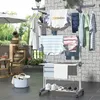 Wäscheständer mit Rollen, Edelstahl Wäscheständer Turm Produktbild-Vorschau 10