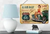 Blechschild Pinup 18x12cm Retro Garage open 24 hours Produktbild-Vorschau 4
