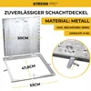 Deckel MC50, 500x500 mm, Kanal-, pozinkovaný, max. 150 kg Náhled obrázku produktu 5