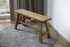 Rustikale Sitzbank aus Altholz 90x35cm Landhausbank Produktbild-Vorschau 3