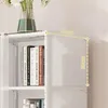 A close-up view of a modular wardrobe shelf with books on it, showing dimensions. Podgląd zdjęcia produktu