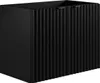 Waschtischunterschrank geriffelt - Schwarz - Breite 80 cm - Produktbild-Vorschau 2