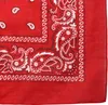 Bandana Tuch - Paisley Muster 02 - rot - weiß - Produktbild-Vorschau 2