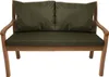 Coussins pour banc de jardin Vert, Siège 100x60x7 + dossier Voir les images du produit 1