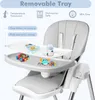 LZQ Baby Chaise Haute Pliable Gris Chaise Haute Pliable Voir les images du produit 3