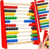 Holz Abakus Kinder Lernhilfe 10 Reihen Mit Farbigen Perlen Produktbild-Vorschau 8