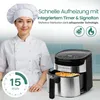 Emerio Airfryer XL 1300 W – 4,5 litri – Friggitrice ad aria Anteprima dell’immagine prodotto 6