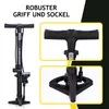 Dunlop Fahrradpumpe mit Manometer und Fahrrad Reparaturset Produktbild-Vorschau 5