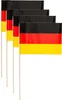 Deutschland 10 Papier Flaggen Fähnchen mit Holzstab 50cm Produktbild-Vorschau 3