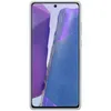 A Samsung Galaxy Note 20 phone in a light gray case, displayed from the front. Produktbild-Vorschau