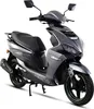 Motorroller Powermax 50 ccm 45 kmh EURO 5 dunkelgrau Produktbild-Vorschau 1